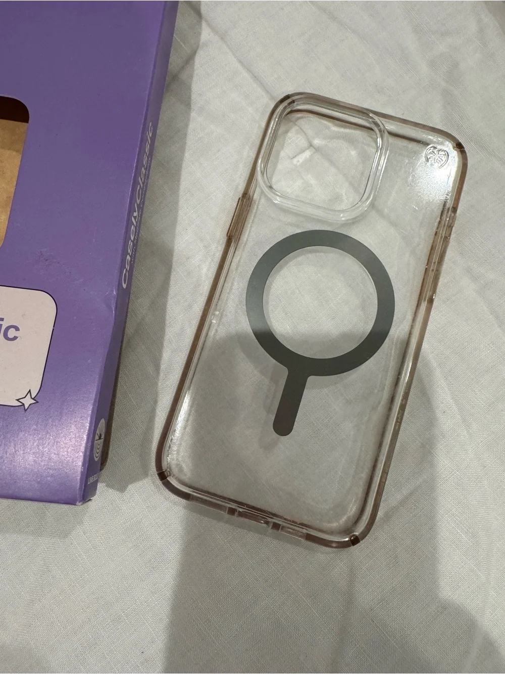 iPhone 15 pro max Classic Clear MagSafe-Compatible Phone Case - Transparent